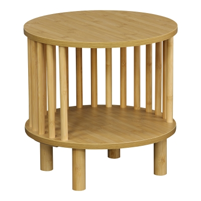 Κομοδίνο Nodial pakoworld MDF/Bamboo σε φυσική απόχρωση Φ40x40εκ Κομοδίνο Nodial pakoworld MDF/Bamboo σε φυσική απόχρωση Φ40x40εκ