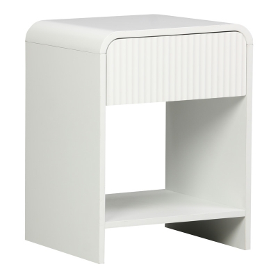 Κομοδίνο Lemperto pakoworld MDF σε λευκή απόχρωση 40x40x53εκ Κομοδίνο Lemperto pakoworld MDF σε λευκή απόχρωση 40x40x53εκ