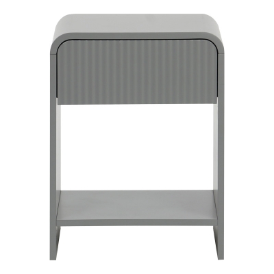 Κομοδίνο Lemperto pakoworld MDF σε γκρι απόχρωση 40x40x53εκ Κομοδίνο Lemperto pakoworld MDF σε γκρι απόχρωση 40x40x53εκ