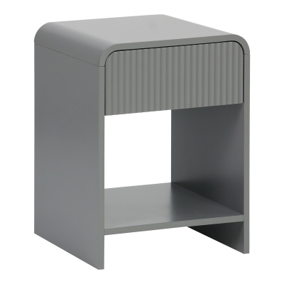 Κομοδίνο Lemperto pakoworld MDF σε γκρι απόχρωση 40x40x53εκ Κομοδίνο Lemperto pakoworld MDF σε γκρι απόχρωση 40x40x53εκ
