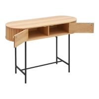 Κονσόλα Zakro pakoworld MDF-μέταλλο σε oak απόχρωση 80x30x70εκ Κονσόλα Zakro pakoworld MDF-μέταλλο σε oak απόχρωση 80x30x70εκ
