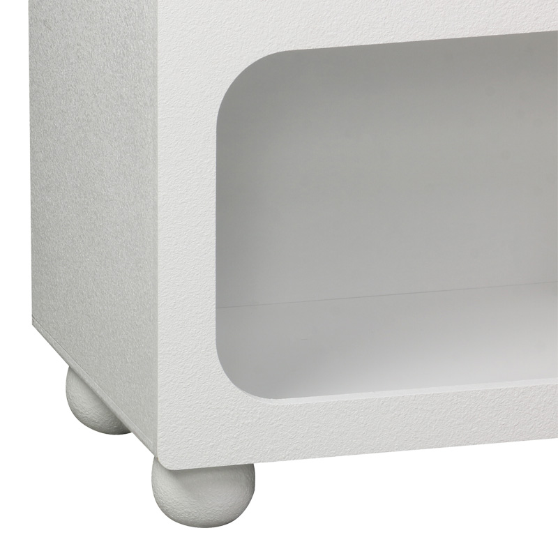 Μπουφές Emersi pakoworld με ράφια mdf σε λευκή απόχρωση 164x34x76εκ Μπουφές Emersi pakoworld με ράφια mdf σε λευκή απόχρωση 164x34x76εκ