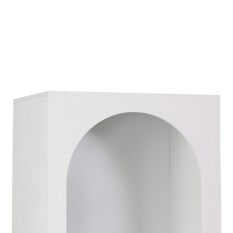 Βιβλιοθήκη Emersi pakoworld mdf σε λευκή απόχρωση 48x35x180εκ Βιβλιοθήκη Emersi pakoworld mdf σε λευκή απόχρωση 48x35x180εκ