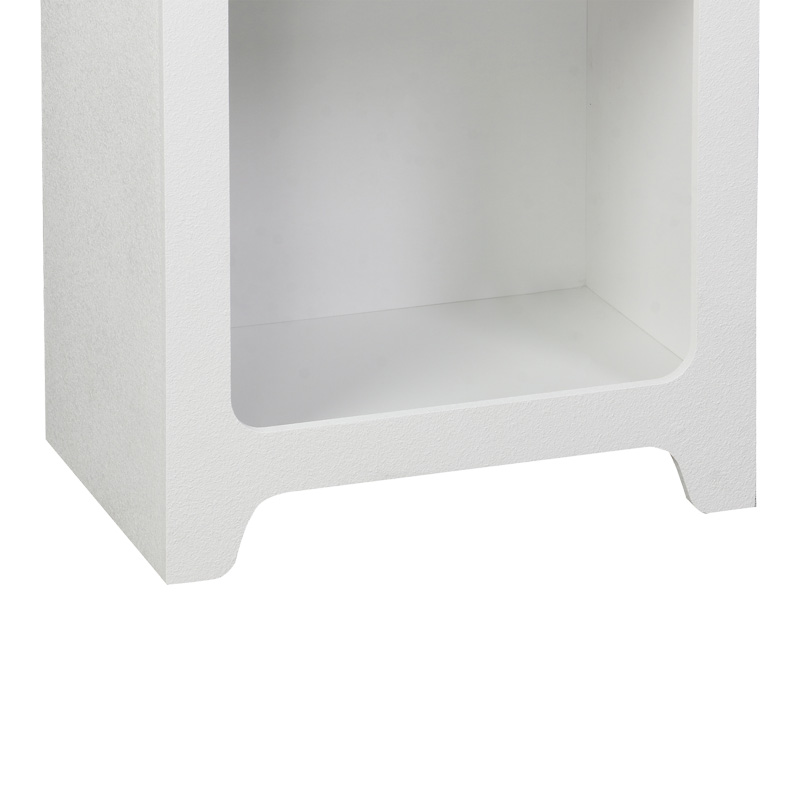 Βιβλιοθήκη Emersi pakoworld mdf σε λευκή απόχρωση 48x35x180εκ Βιβλιοθήκη Emersi pakoworld mdf σε λευκή απόχρωση 48x35x180εκ
