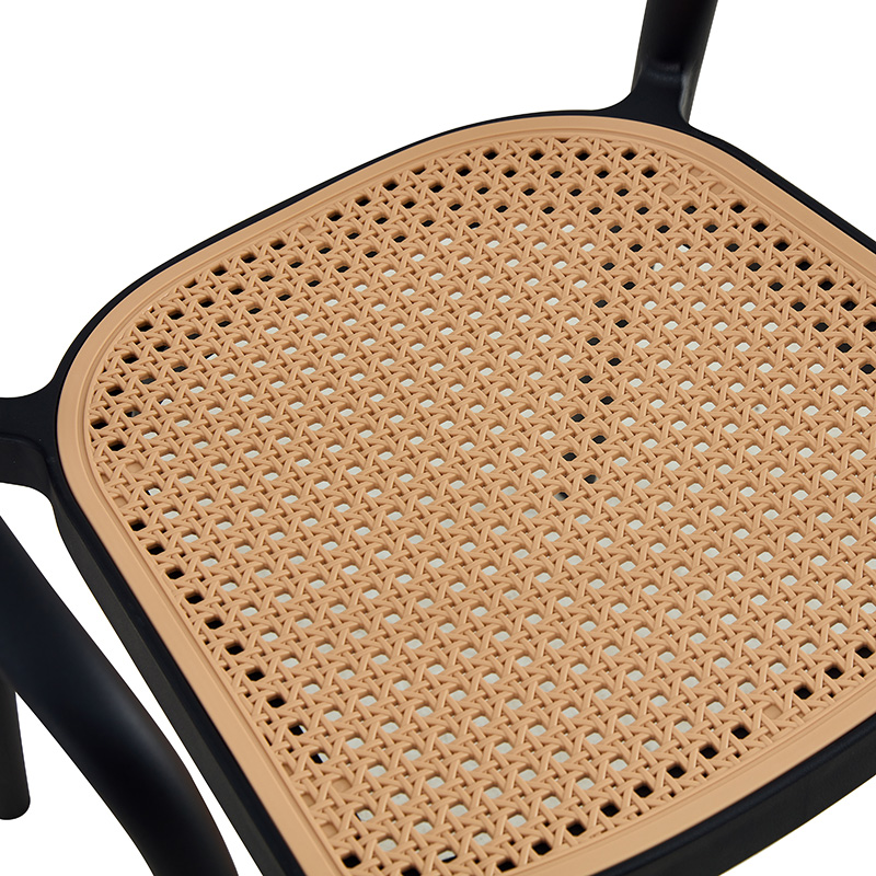 Πολυθρόνα Ember στοιβαζόμενη pakoworld με UV protection PP μπεζ-μαύρο 52.5x56.5x81εκ. Πολυθρόνα Ember στοιβαζόμενη pakoworld με UV protection PP μπεζ-μαύρο 52.5x56.5x81εκ.