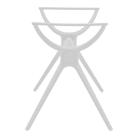 Βάση τραπεζιού Herno pakoworld λευκό pp 106x61x73εκ Βάση τραπεζιού Herno pakoworld λευκό pp 106x61x73εκ