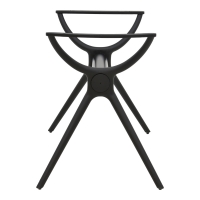 Βάση τραπεζιού Herno pakoworld μαύρο pp 106x61x73εκ Βάση τραπεζιού Herno pakoworld μαύρο pp 106x61x73εκ