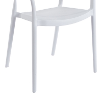 Πολυθρόνα Ankara pakoworld στοιβαζόμενη pp-pe rattan σε λευκή-φυσική απόχρωση 54x55.5x77εκ Πολυθρόνα Ankara pakoworld στοιβαζόμενη pp-pe rattan σε λευκή-φυσική απόχρωση 54x55.5x77εκ