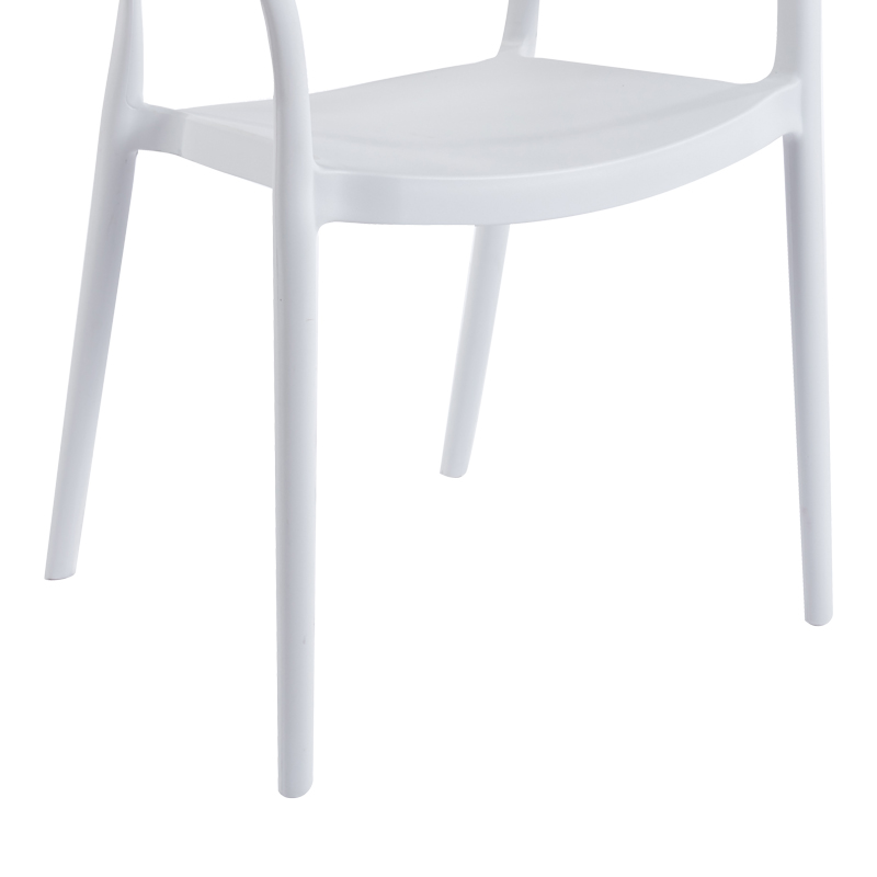 Πολυθρόνα Ankara pakoworld στοιβαζόμενη pp-pe rattan σε λευκή-φυσική απόχρωση 54x55.5x77εκ Πολυθρόνα Ankara pakoworld στοιβαζόμενη pp-pe rattan σε λευκή-φυσική απόχρωση 54x55.5x77εκ