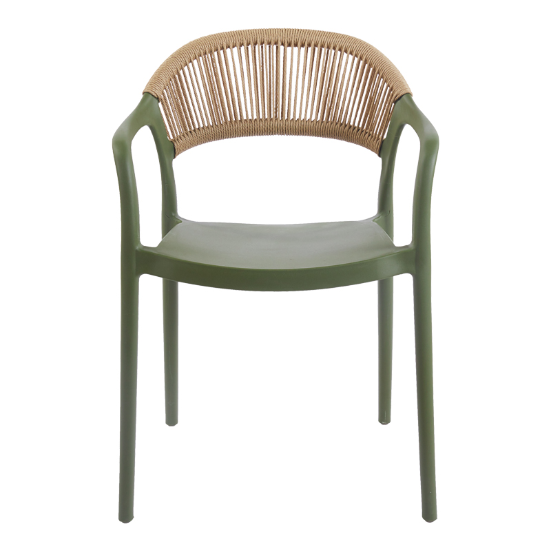 Πολυθρόνα Ankara pakoworld στοιβαζόμενη pp-pe rattan σε λαδί-φυσική απόχρωση 54x55.5x77εκ Πολυθρόνα Ankara pakoworld στοιβαζόμενη pp-pe rattan σε λαδί-φυσική απόχρωση 54x55.5x77εκ