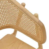 Πολυθρόνα Wenzy pakoworld φυσικό Rattan - μασίφ ξύλο toon 58x58x82εκ Πολυθρόνα Wenzy pakoworld φυσικό Rattan - μασίφ ξύλο toon 58x58x82εκ