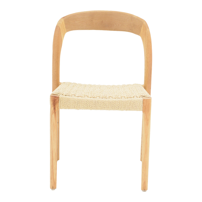 Καρέκλα Tavrine pakoworld σχοινί-rubberwood σε φυσική απόχρωση 47x59x78εκ Καρέκλα Tavrine pakoworld σχοινί-rubberwood σε φυσική απόχρωση 47x59x78εκ