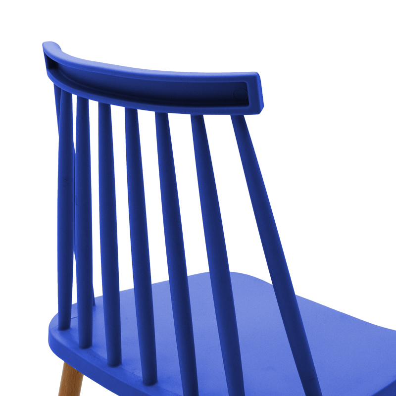 Καρέκλα Aurora pakoworld μπλε pp-φυσικό μεταλλικό πόδι 42x49.5x77εκ