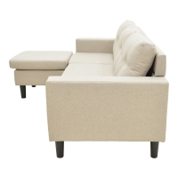 Γωνιακός καναπές αναστρέψιμος Maneli pakoworld ύφασμα αμμου -μπεζ 196x138/77x82εκ Γωνιακός καναπές αναστρέψιμος Maneli pakoworld ύφασμα αμμου -μπεζ 196x138/77x82εκ