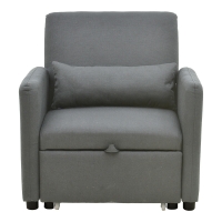 Πολυθρόνα-κρεβάτι Flexa pakoworld ύφασμα γκρι 85x92x84εκ Πολυθρόνα-κρεβάτι Flexa pakoworld ύφασμα γκρι 85x92x84εκ