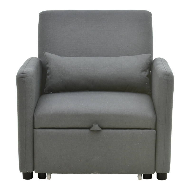 Πολυθρόνα-κρεβάτι Flexa pakoworld ύφασμα γκρι 85x92x84εκ Πολυθρόνα-κρεβάτι Flexa pakoworld ύφασμα γκρι 85x92x84εκ