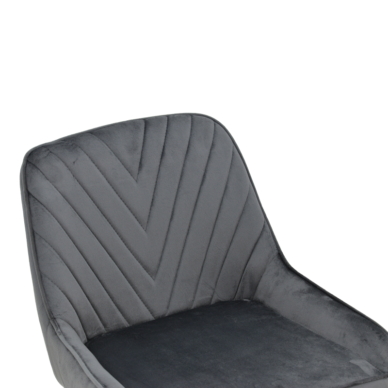 Σκαμπό μπαρ Deppy pakoworld ανθρακί βελούδο-μαύρο μέταλλο 43x54x102εκ Σκαμπό μπαρ Deppy pakoworld ανθρακί βελούδο-μαύρο μέταλλο 43x54x102εκ