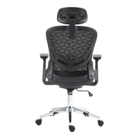 Καρέκλα γραφείου εργασίας Mergi pakoworld μαύρο mesh 62x63x120εκ Καρέκλα γραφείου εργασίας Mergi pakoworld μαύρο mesh 62x63x120εκ