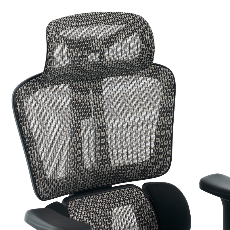 Καρέκλα γραφείου εργασίας ErgoFlow pakoworld μαύρο-γκρι 73x64x112-135εκ