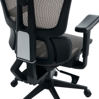 Καρέκλα γραφείου εργασίας ErgoFlow pakoworld μαύρο-γκρι 73x64x112-135εκ