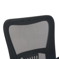 Καρέκλα γραφείου εργασίας Annalise pakoworld μαύρο mesh 57x53x100εκ