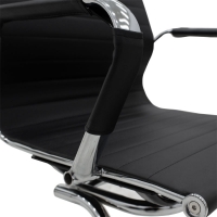 Καρέκλα γραφείου επισκέπτη Valter pakoworld μαύρο pu 55.5x48x88εκ Καρέκλα γραφείου επισκέπτη Valter pakoworld μαύρο pu 55.5x48x88εκ