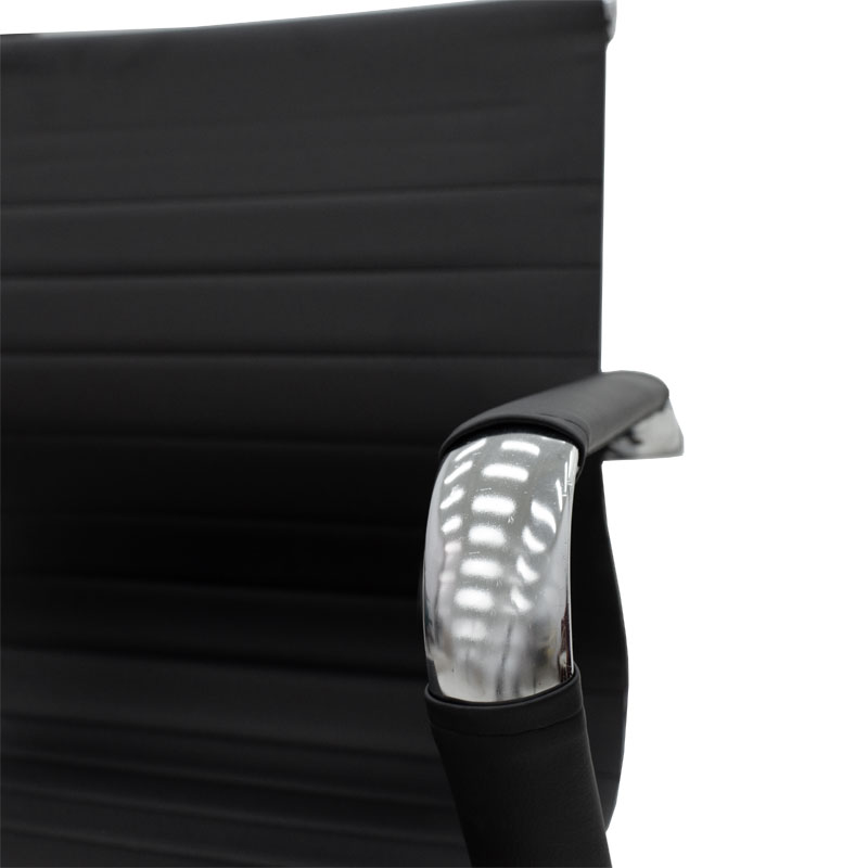 Καρέκλα γραφείου επισκέπτη Valter pakoworld μαύρο pu 55.5x48x88εκ Καρέκλα γραφείου επισκέπτη Valter pakoworld μαύρο pu 55.5x48x88εκ