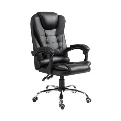 Καρέκλα γραφείου διευθυντή Benett pakoworld μαύρο pu 62x48x110εκ Καρέκλα γραφείου διευθυντή Benett pakoworld μαύρο pu 62x48x110εκ