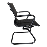Καρέκλα γραφείου επισκέπτη Valter pakoworld pu μαύρο 55.5x48x88εκ