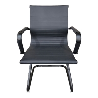 Καρέκλα γραφείου επισκέπτη Valter pakoworld pu μαύρο 55.5x48x88εκ