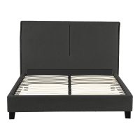 Κρεβάτι διπλό Majus pakoworld ύφασμα ανθρακί 160x200εκ Κρεβάτι διπλό Majus pakoworld ύφασμα ανθρακί 160x200εκ