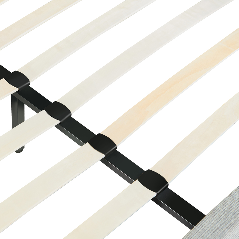 Κρεβάτι διπλό Majus pakoworld ύφασμα ανθρακί 160x200εκ Κρεβάτι διπλό Majus pakoworld ύφασμα ανθρακί 160x200εκ