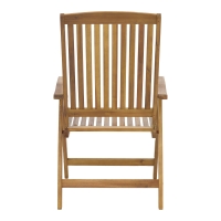 Πολυθρόνα 5 θέσεων Zerco pakoworld πτυσσόμενη ξύλο ακακίας φυσικό 61x65x110εκ Πολυθρόνα 5 θέσεων Zerco pakoworld πτυσσόμενη ξύλο ακακίας φυσικό 61x65x110εκ
