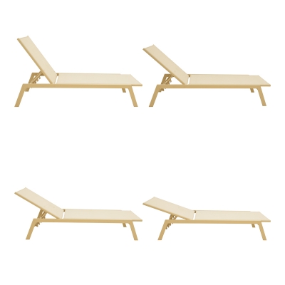 Ξαπλώστρα Boka pakoworld αλουμίνιο cappuccino- textilene σε σαμπανί 60x192x31εκ Ξαπλώστρα Boka pakoworld αλουμίνιο cappuccino- textilene σε σαμπανί 60x192x31εκ