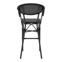 Σκαμπό μπαρ Efolian pakoworld μαύρο αλουμίνιο-μαύρο textilene 58x58x113εκ Σκαμπό μπαρ Efolian pakoworld μαύρο αλουμίνιο-μαύρο textilene 58x58x113εκ
