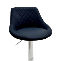 Σκαμπό μπαρ Boronez pakoworld πτυσσόμενο μαύρο pu-βάση χρωμίου 47x49x112εκ Σκαμπό μπαρ Boronez pakoworld πτυσσόμενο μαύρο pu-βάση χρωμίου 47x49x112εκ