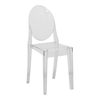 Καρέκλα Narova pakoworld διάφανο PC 40x45x92εκ
