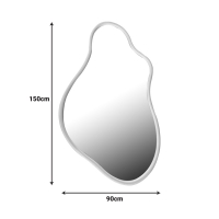 Καθρέπτης Decorde Inart ξύλο σε λευκή απόχρωση 90x3.5x150εκ Καθρέπτης Decorde Inart ξύλο σε λευκή απόχρωση 90x3.5x150εκ