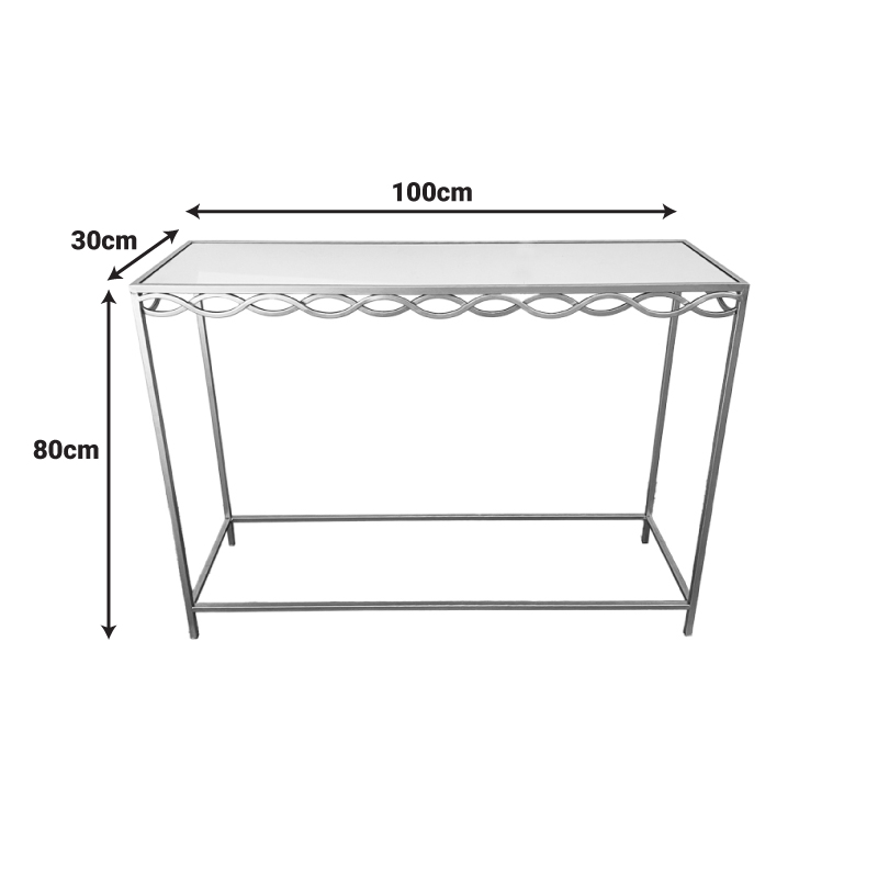 Κονσόλα Benda Inart μέταλλο σε χρυσή απόχρωση 100x30x80εκ Κονσόλα Benda Inart μέταλλο σε χρυσή απόχρωση 100x30x80εκ