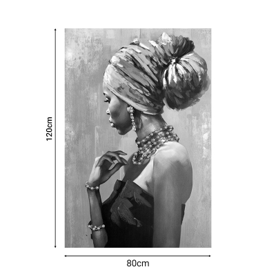 Πίνακας σε καμβά African 3D Inart 80x3x120εκ Πίνακας σε καμβά African 3D Inart 80x3x120εκ