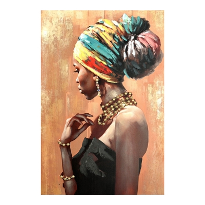 Πίνακας σε καμβά African 3D Inart 80x3x120εκ Πίνακας σε καμβά African 3D Inart 80x3x120εκ