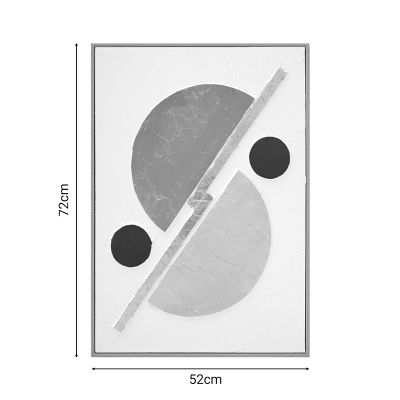 Πίνακας σε καμβά Geometric 3D Inart 52x4.5x72εκ Πίνακας σε καμβά Geometric 3D Inart 52x4.5x72εκ
