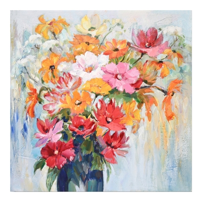 Πίνακας σε καμβά Spino I Inart 80x3x80εκ Πίνακας σε καμβά Spino I Inart 80x3x80εκ