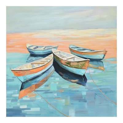 Πίνακας σε καμβά Boatty Inart 100x3x100εκ Πίνακας σε καμβά Boatty Inart 100x3x100εκ