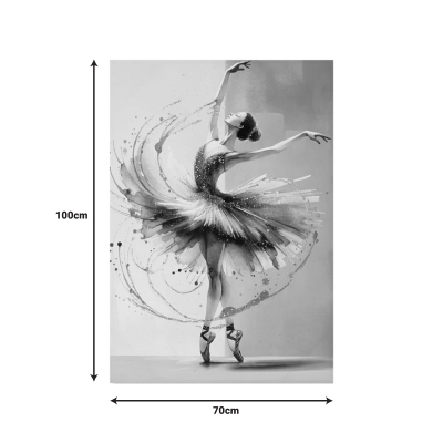 Πίνακας σε καμβά Dancito I 3D Inart 70x2.5x100εκ Πίνακας σε καμβά Dancito I 3D Inart 70x2.5x100εκ