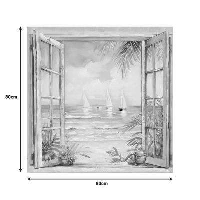 Πίνακας σε καμβά Deive Ι 3D Inart 80x3x80εκ Πίνακας σε καμβά Deive Ι 3D Inart 80x3x80εκ