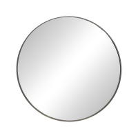 Καθρέπτης Nhaos pakoworld μαύρο αλουμίνιο Φ60x2.5εκ