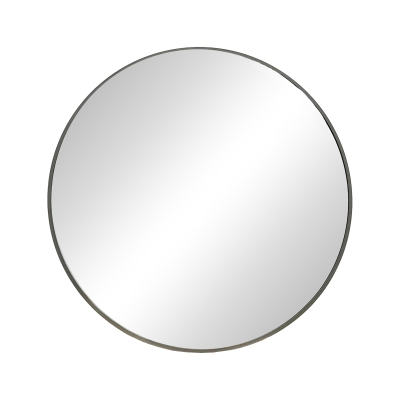 Καθρέπτης Nhaos pakoworld μαύρο αλουμίνιο Φ60x2.5εκ