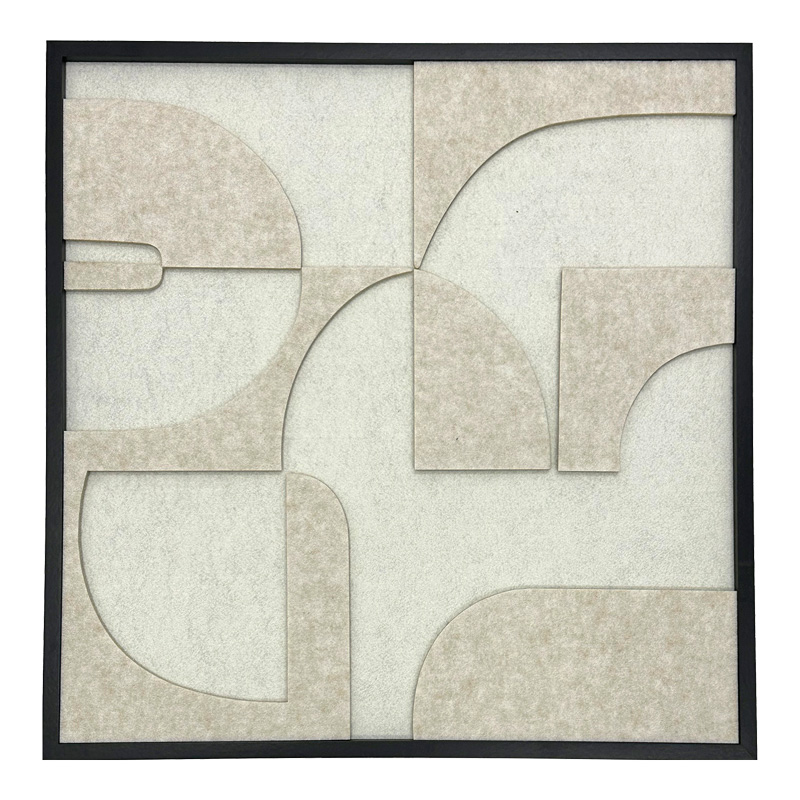 Πίνακας με πλαίσιο Jeire Inart λευκό 62x2.5x62εκ Πίνακας με πλαίσιο Jeire Inart λευκό 62x2.5x62εκ