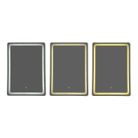 Καθρέπτης Derbo pakoworld led 60x2.5x80εκ